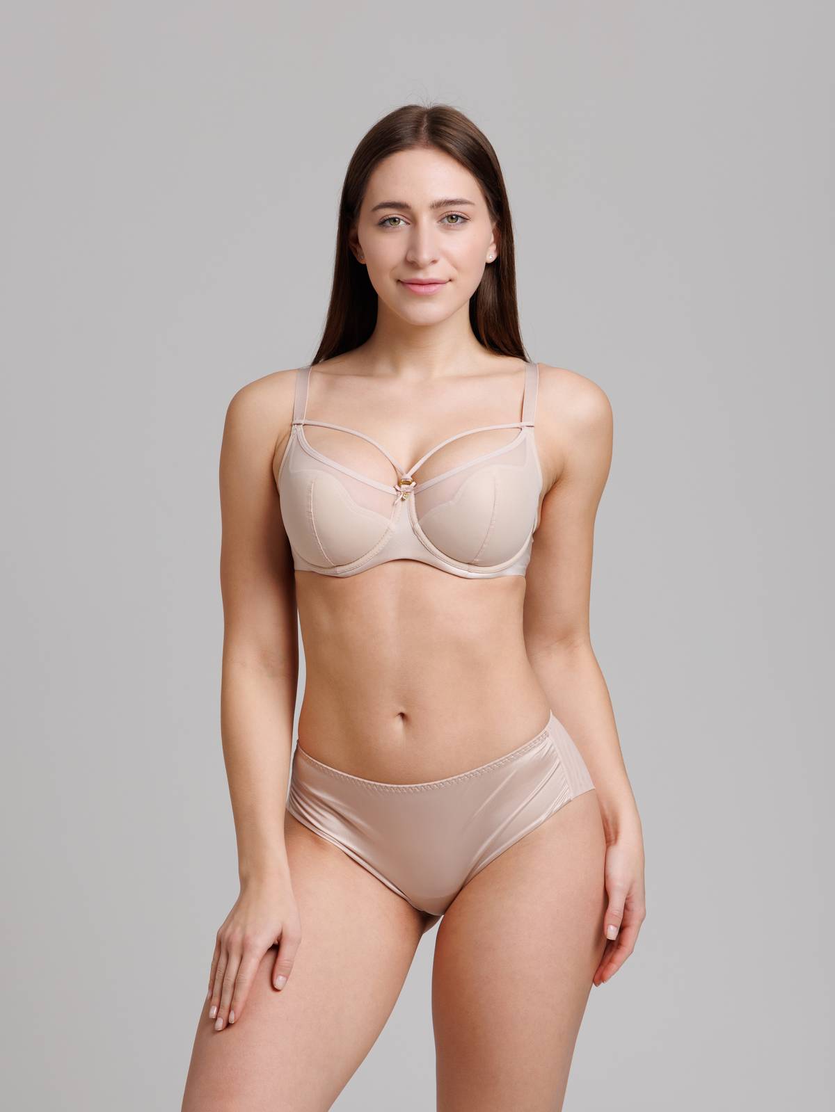 Трусы слипы с высокой линией талии ZE:BRA_740005_пион